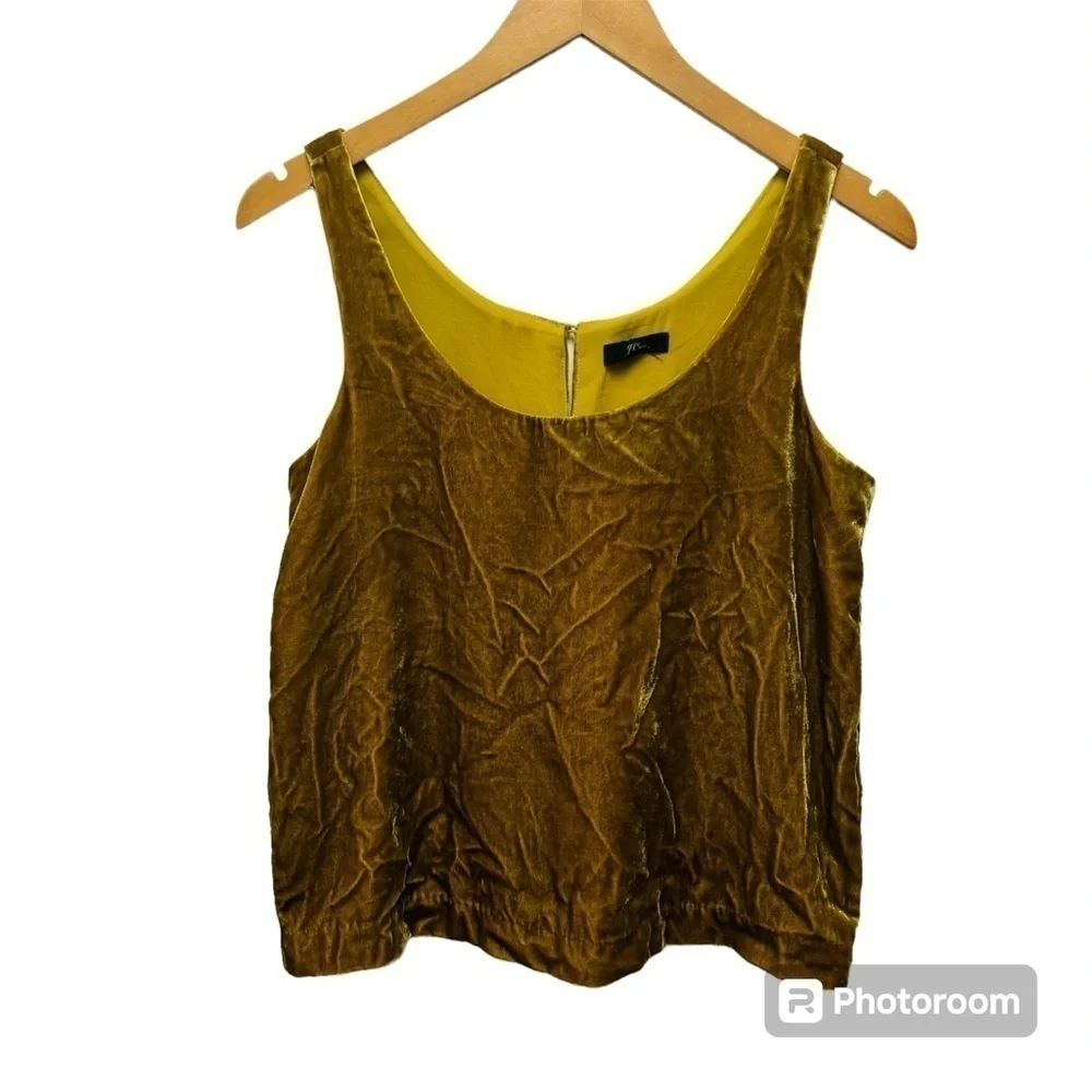 J. Crew Velvet Tank Top